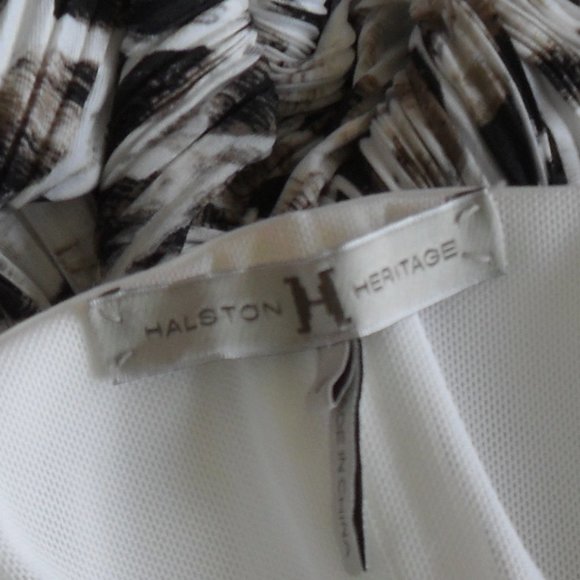 Halston Heritage Animal Print Strapless Gown - Picture 7 of 7